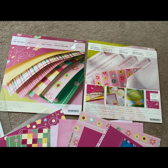 Baby girl scrapbooking pack - Picture 4 of 5